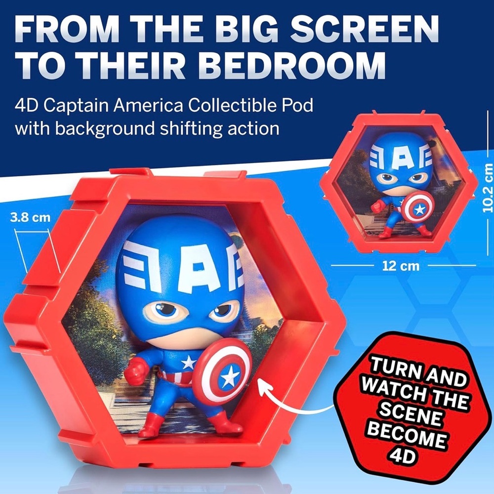 4d captain America collectible pod
